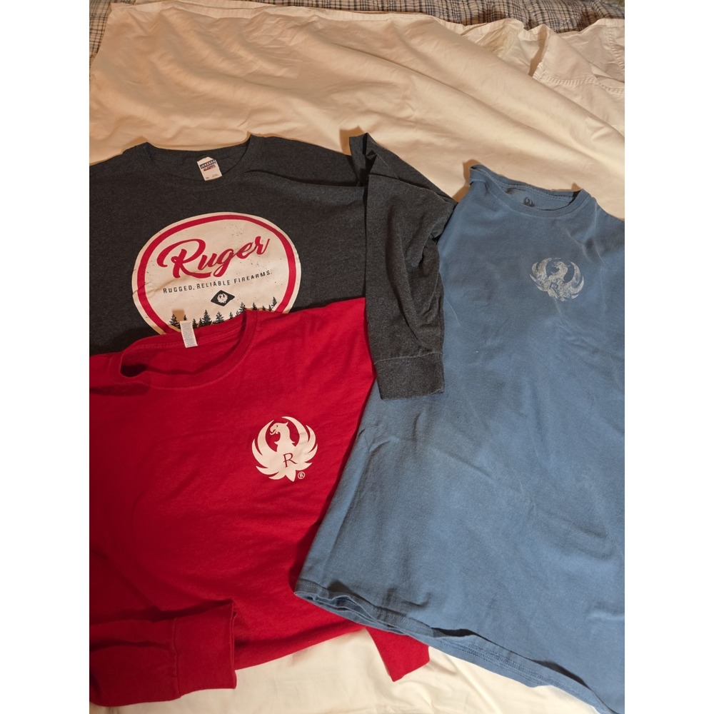 Ruger T Shirt 3xl Lot Of 3
